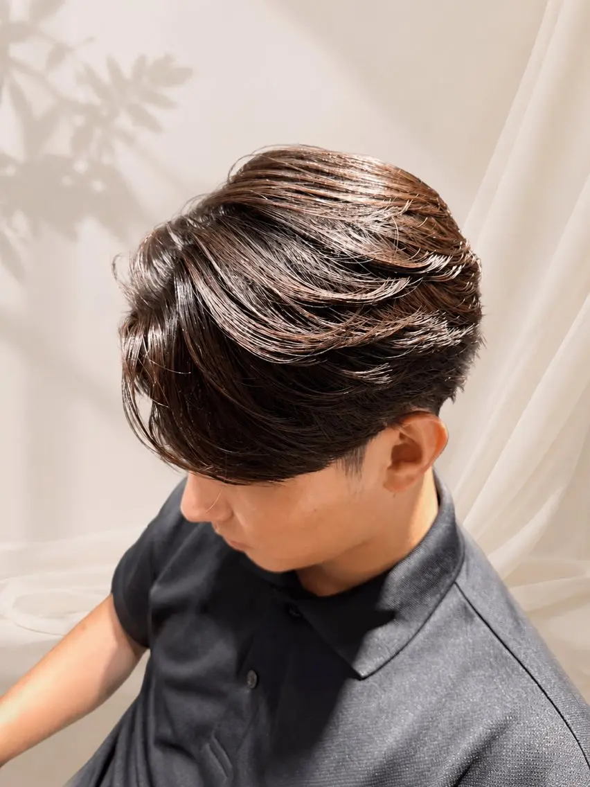 メンズ メンズパーマ パーマ Azu🎀/マツエク 🍒/カット🖤のヘアスタイル