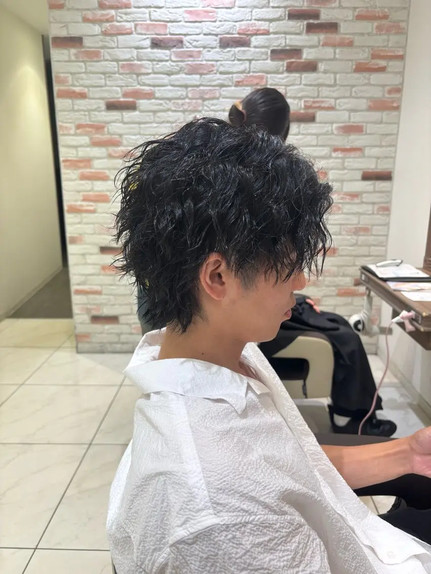パーマ メンズ カット パーマ 山田玲碧 🎀メンズカット🎀のヘアスタイル