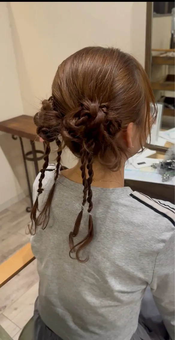 ロング ヘアセット newi天王寺🍏 KEIKO🍏のヘアスタイル