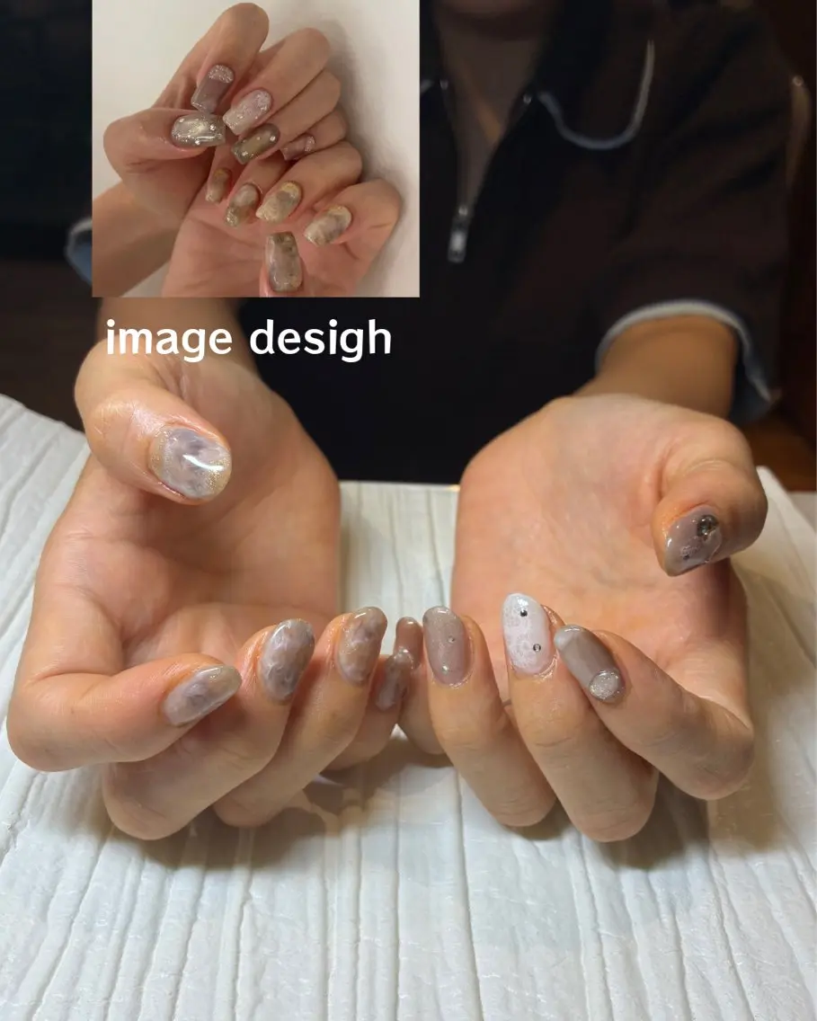 ネイル ハンドネイル ouchi. de.nailのネイルデザイン