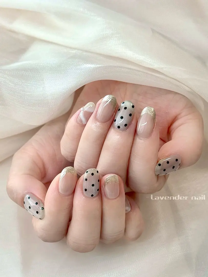 ネイル ハンドネイル Lavender nail·中島公園のネイルデザイン