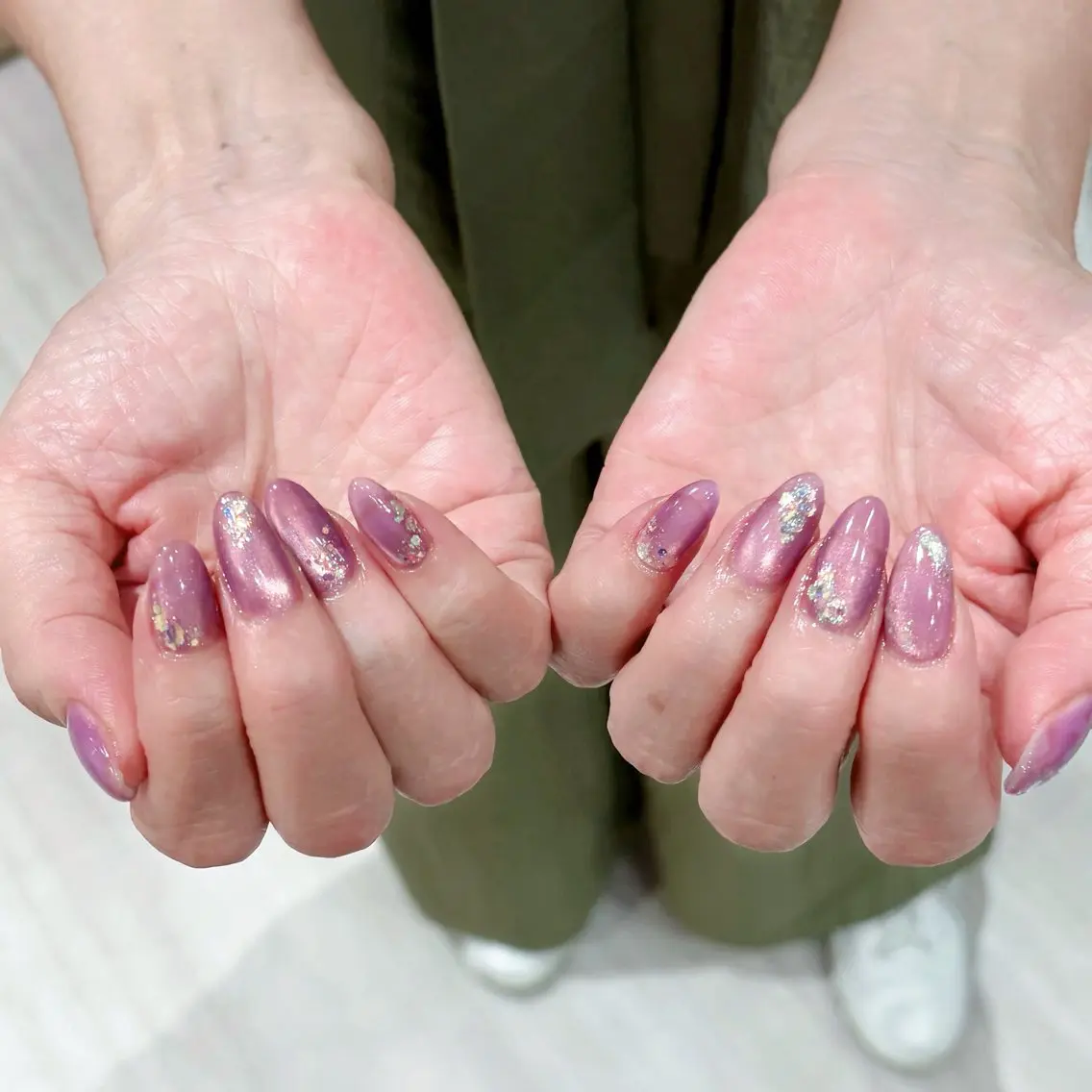 ネイル Erina🐱 フィルイン💅パラのネイルデザイン