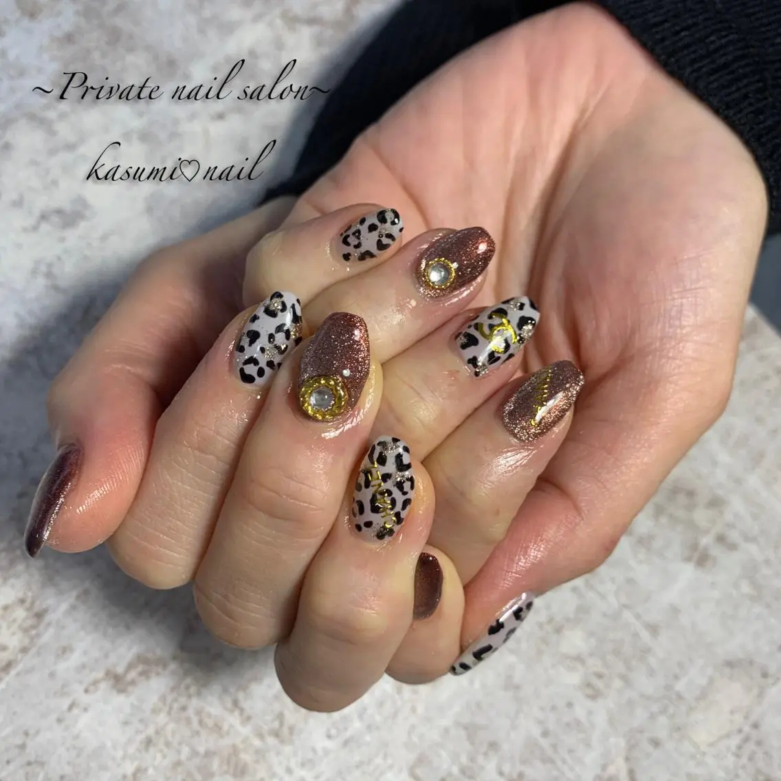 ネイル マグネットネイル ミラーネイル ニュアンスネイル 春ネイル KASUMI♡ Nailのネイルデザイン
