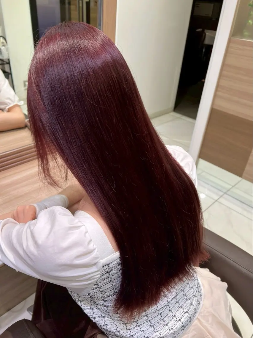 ロング カラー ヘアカラー トリートメント ♡モデル様募集中♡ まりあ🎀‎️🫧のヘアスタイル