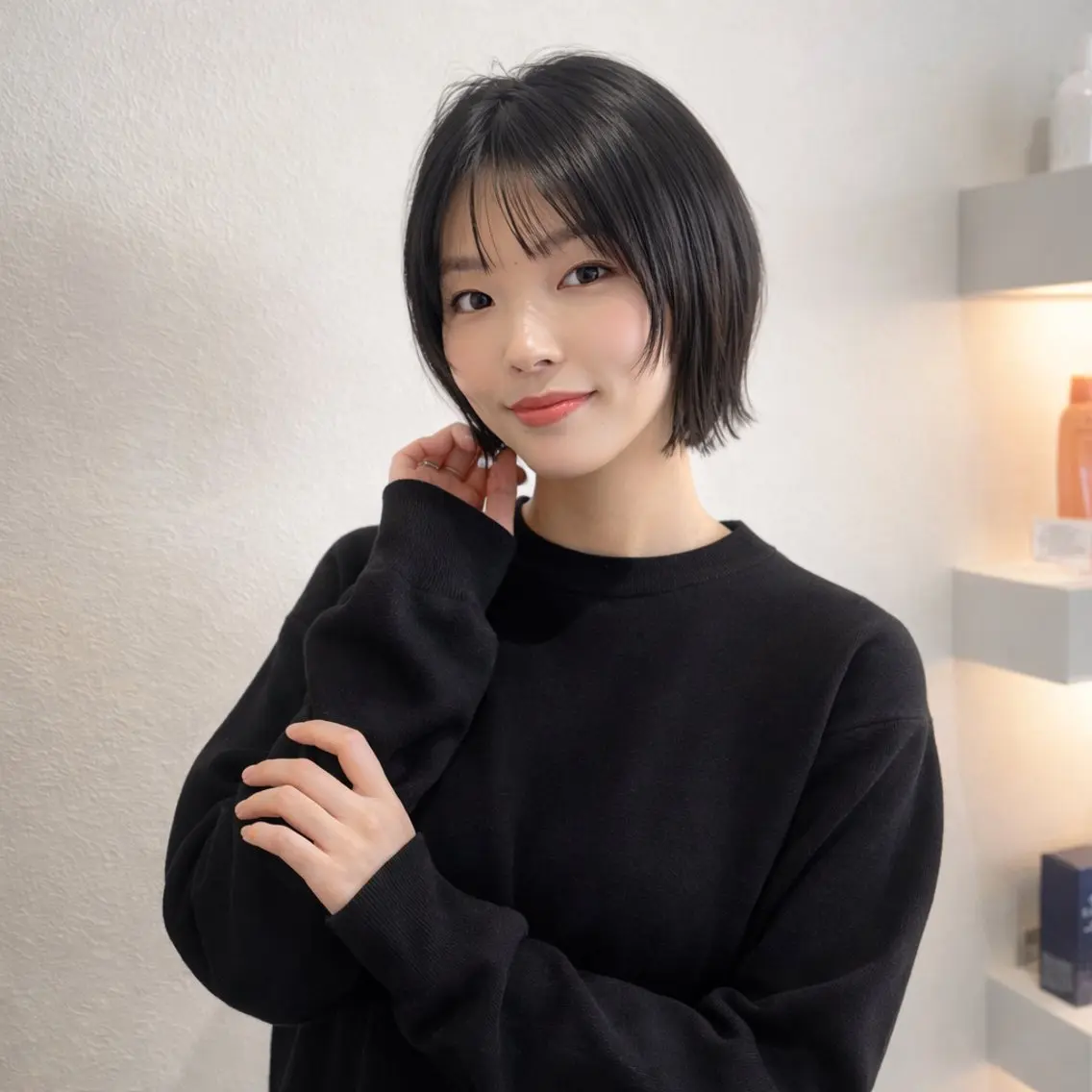 ショート カラー レイヤーカット カット ヘアカラー トリートメント 北九州美容室 🕊️わかな✂︎のヘアスタイル