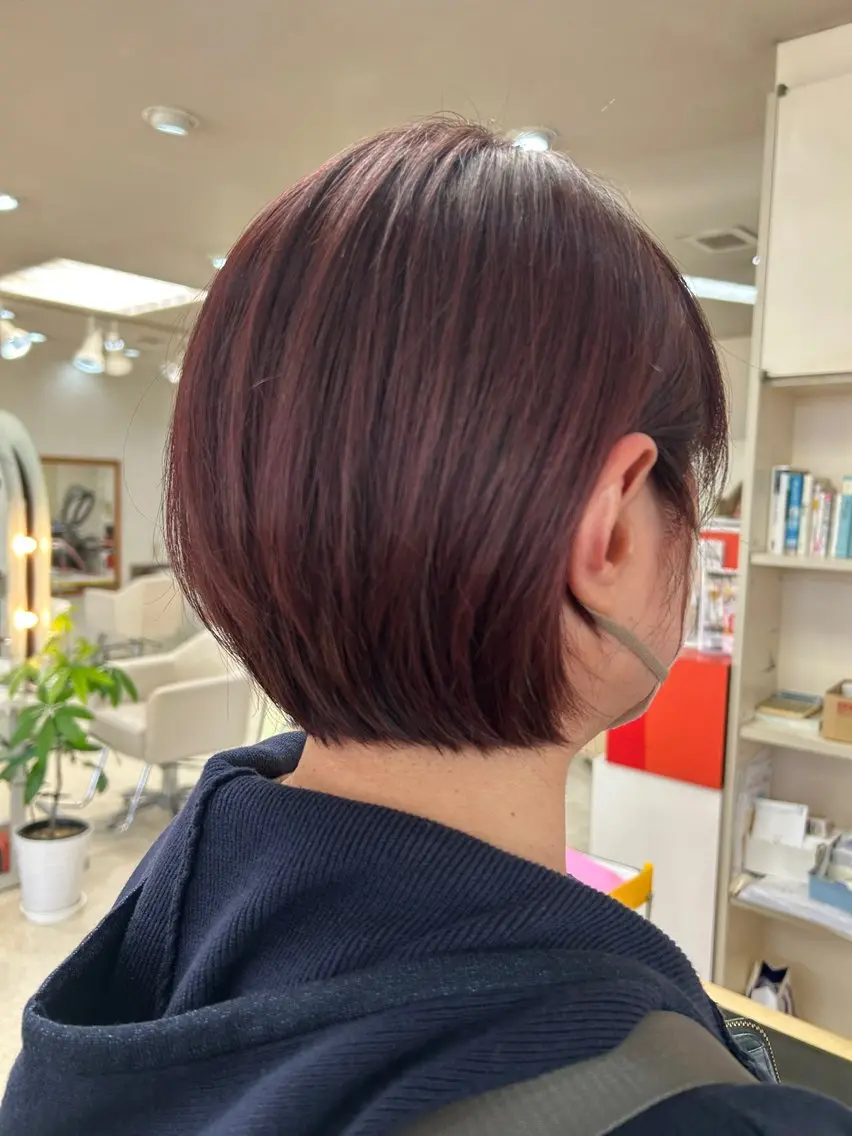 ショート ヘアカラー 武田 悠生乃のヘアスタイル