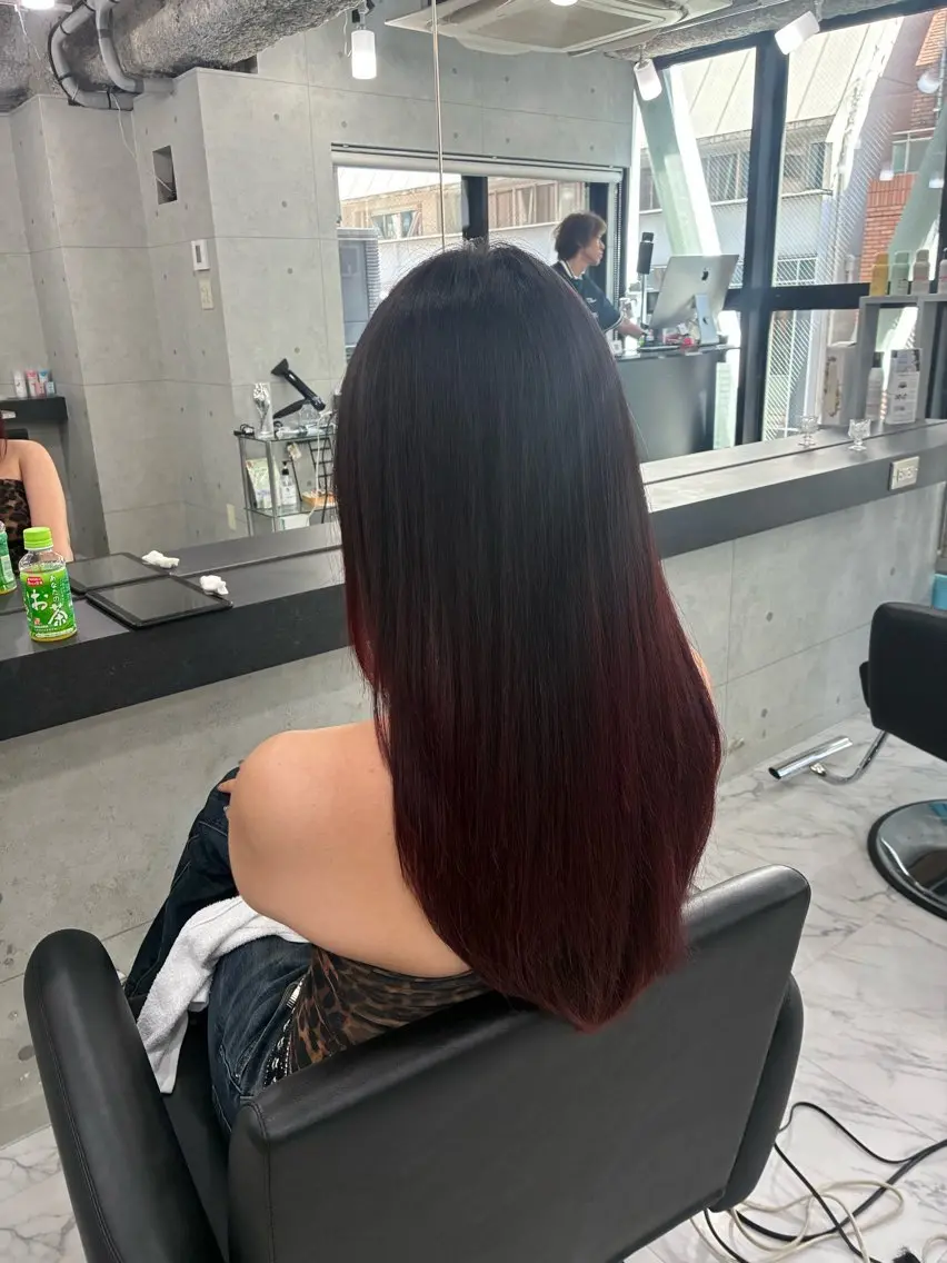 ロング カラー カット ヘアカラー Endearing 🌟銀座のヘアスタイル
