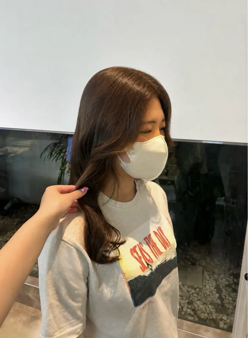 ロング カット ヘアカラー よこやま かりん🎵のヘアスタイル