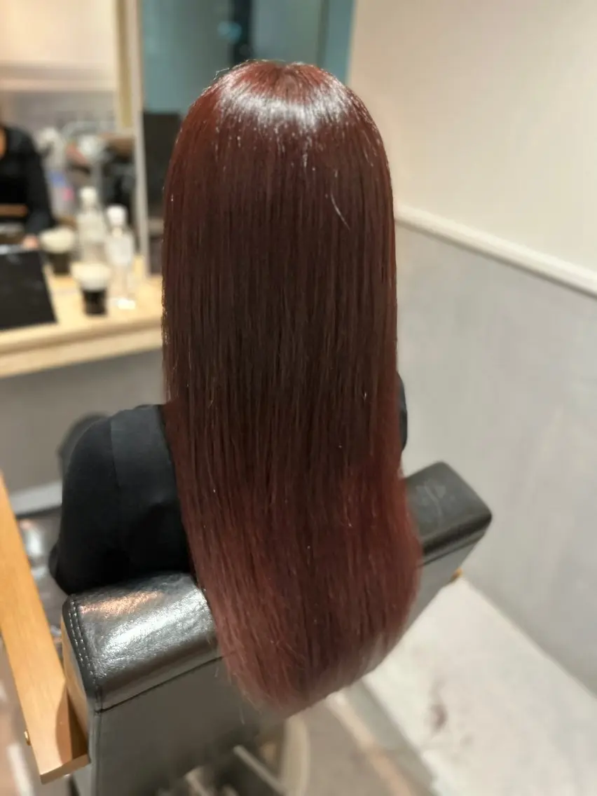 ロング カラー カット ヘアカラー トリートメント 岩倉 諒のヘアスタイル
