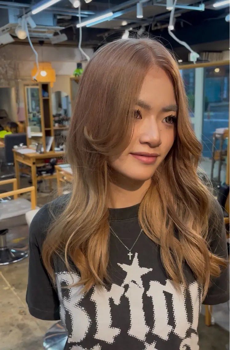 ロング ヘアカラー 🍒KAHOE🍒 Rooohairのヘアスタイル