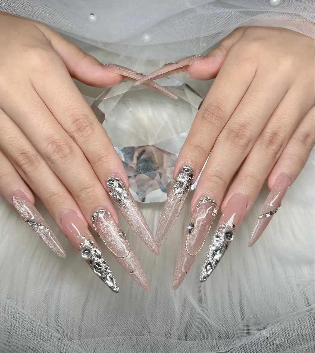 ネイル ハンドネイル Lee Nails チップ長さだし専門店のネイルデザイン