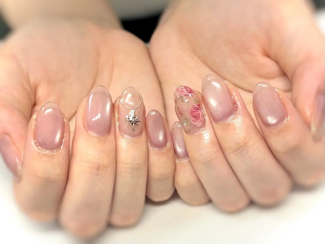 ネイル アートネイル ハンドネイル Nail salon Cielel⟡Ayaのネイルデザイン