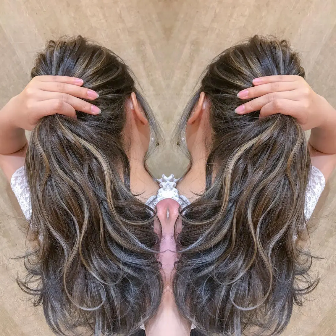 ロング 3Dハイライト ハイライト ヘアカラー Fave【フェイブ】 /🌈推し活のその他イメージ