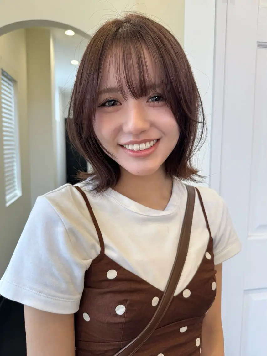 ミディアム カット トリートメント 🌟鍋田 友洋🌟のヘアスタイル