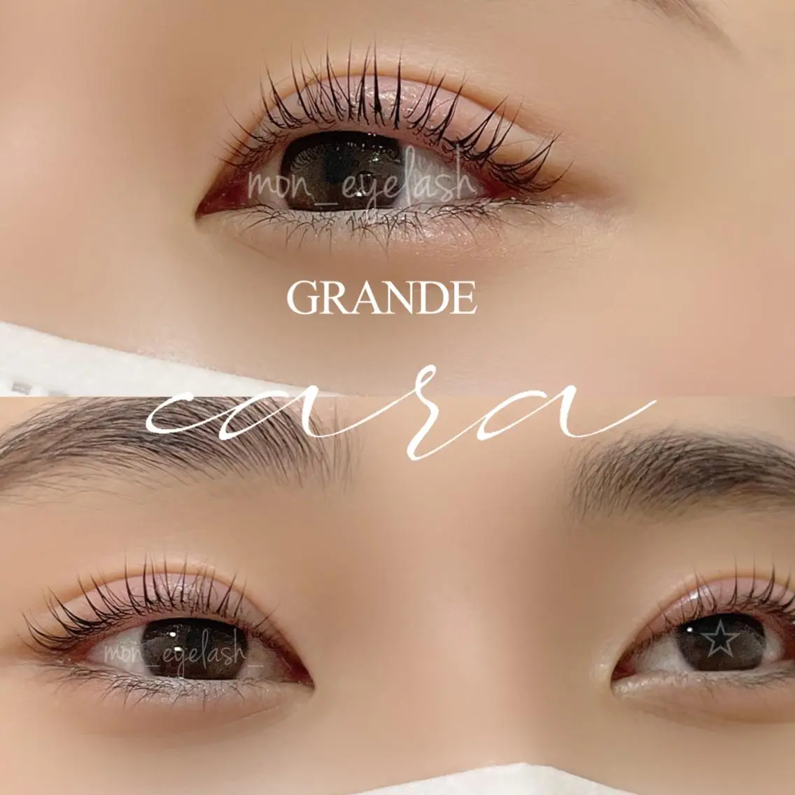 マツエク・マツパ アイブロウ パリジェンヌラッシュリフト マツパ GRANDEcara 栄 Miki🍀のマツエク・マツパデザイン