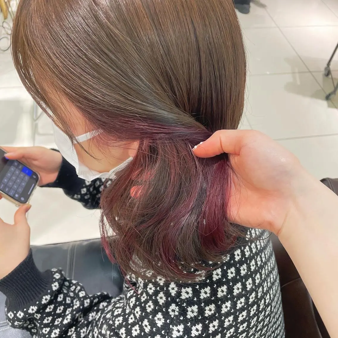 ミディアム カラー ･˚✧すずね˚✧* ♡のヘアスタイル