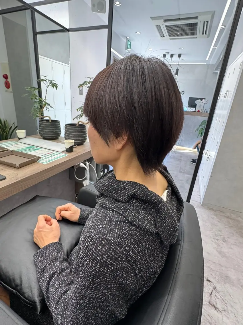 ショート ショートヘア カット ヘアカラー 高橋 廉人のヘアスタイル