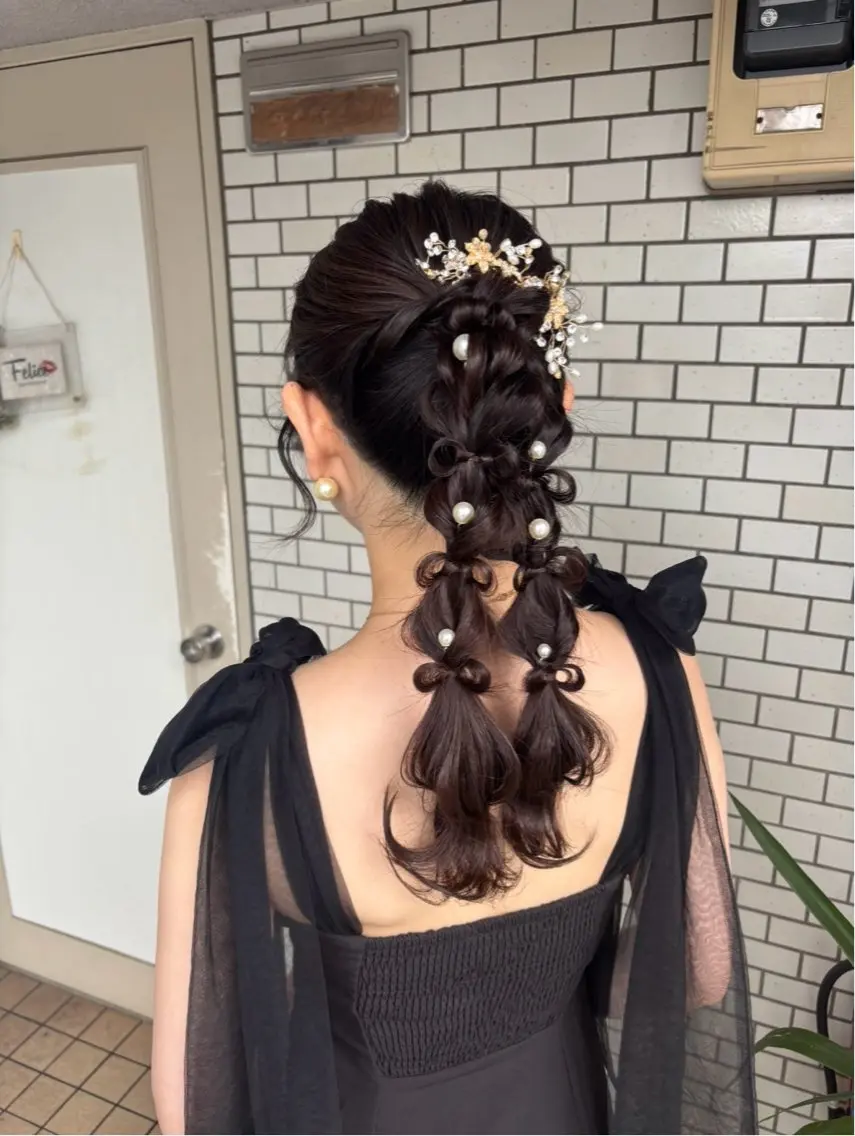 ヘアアレンジ ハーフアップ 🌺ヘアメイク SYOKA🌺のヘアスタイル