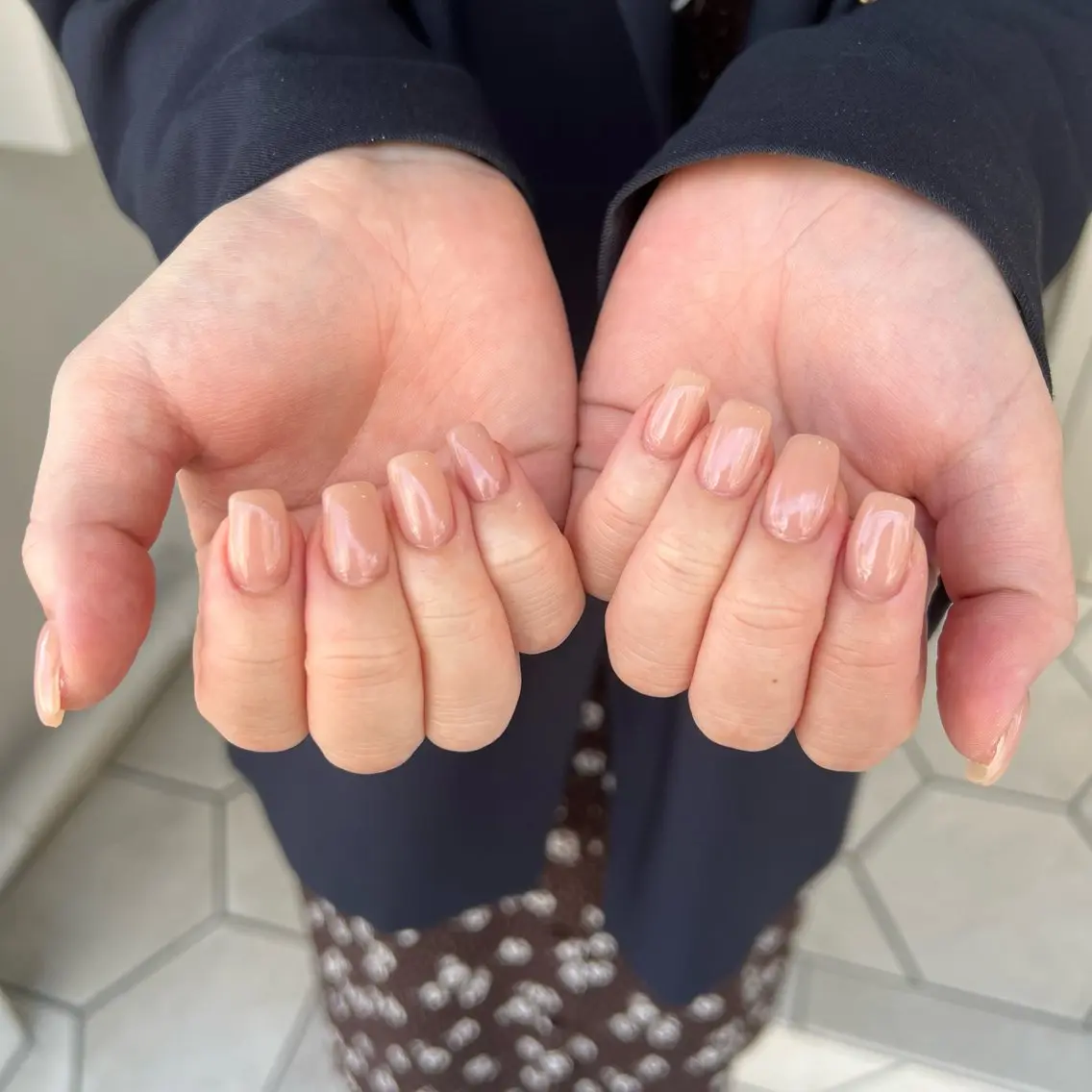 ネイル ワンカラーネイル Rommy Arisaのネイルデザイン