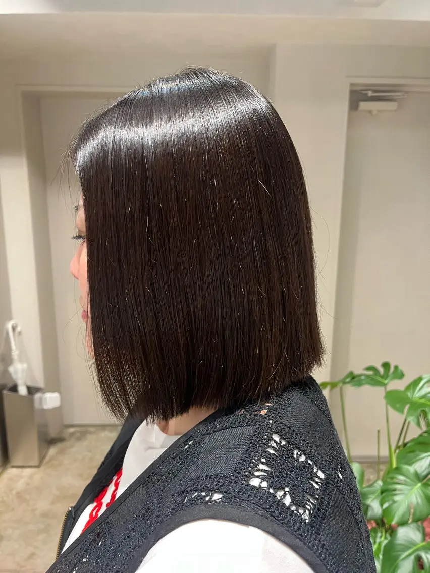 ショート 縮毛矯正 荻島 尭のヘアスタイル