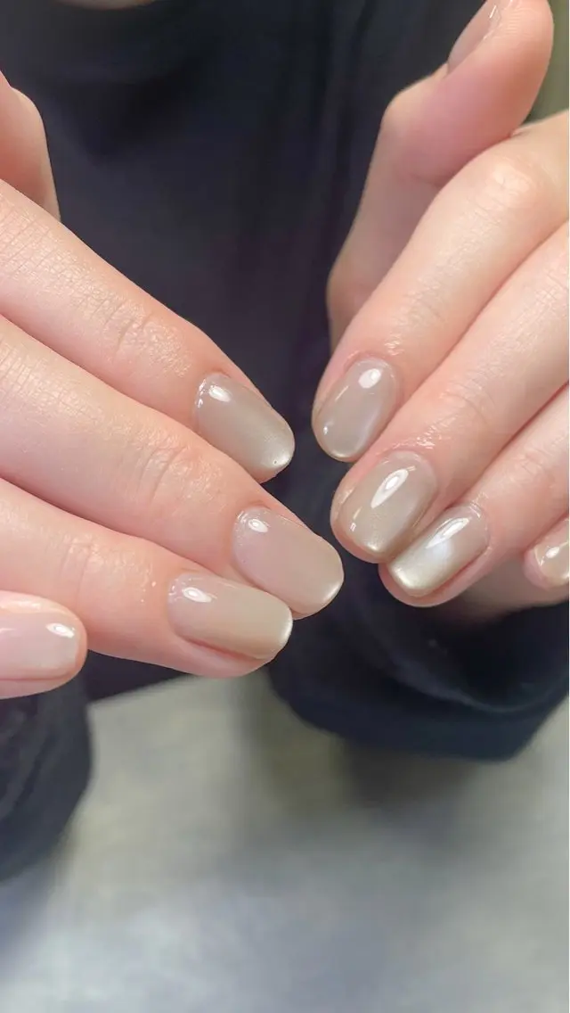 ネイル マグネットネイル オフィスネイル シンプルネイル HARUKA Mのネイルデザイン