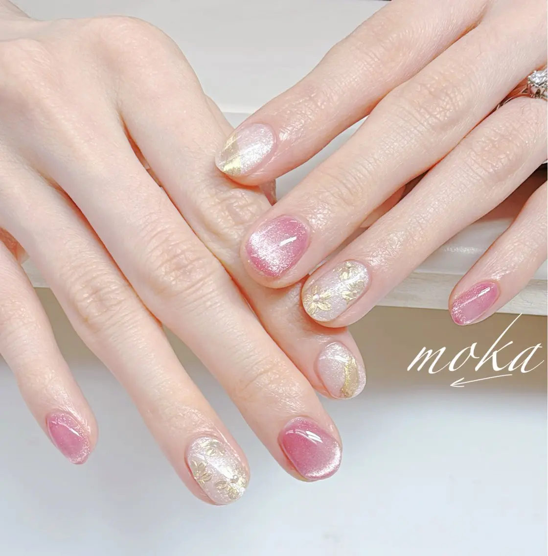ネイル ハンドネイル ハンドケア 胡蝶蘭レディースサロ ンNailMOKAのネイルデザイン