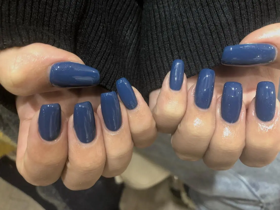 ネイル ブルー Umi nail& eyelashのネイルデザイン