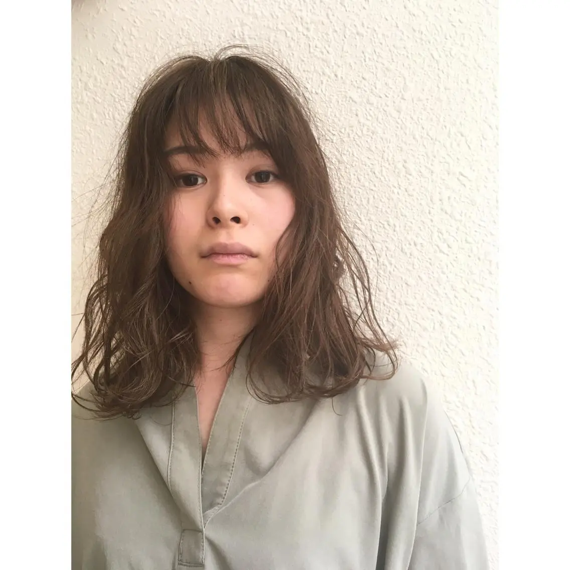 セミロング 艶髪・酸性ストレート フリツのヘアスタイル