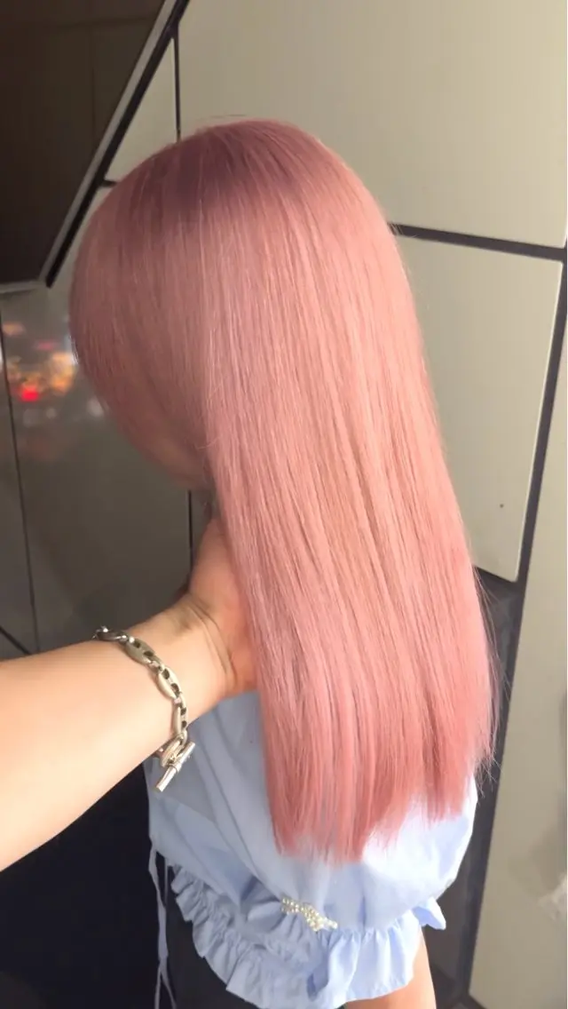 ロング カラー ベージュカラー ブリーチ ケアブリーチ 透明感カラー デザインカラー カット ヘアカラー トリートメント ブリーチ ハイトーン 特化🌈フジタハルキのヘアスタイル