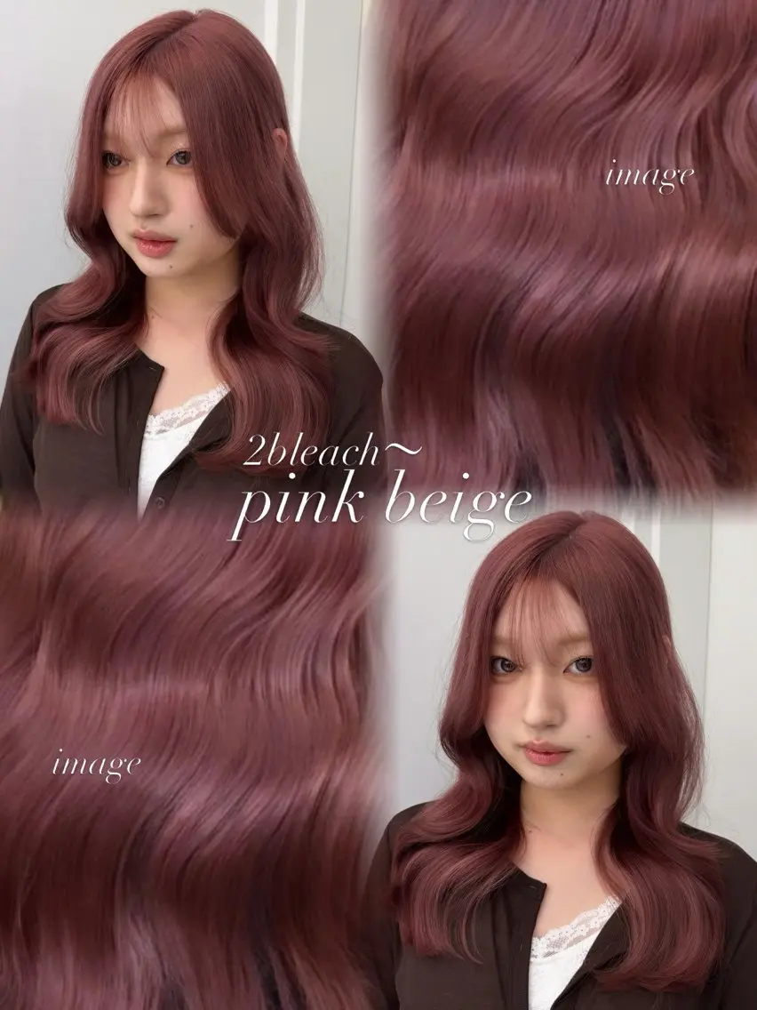 カラー ベージュカラー ピンクカラー ピンクベージュ ヘアカラー 後ろ姿まで盛れる艶髪 🫧渋谷Masakiのヘアスタイル