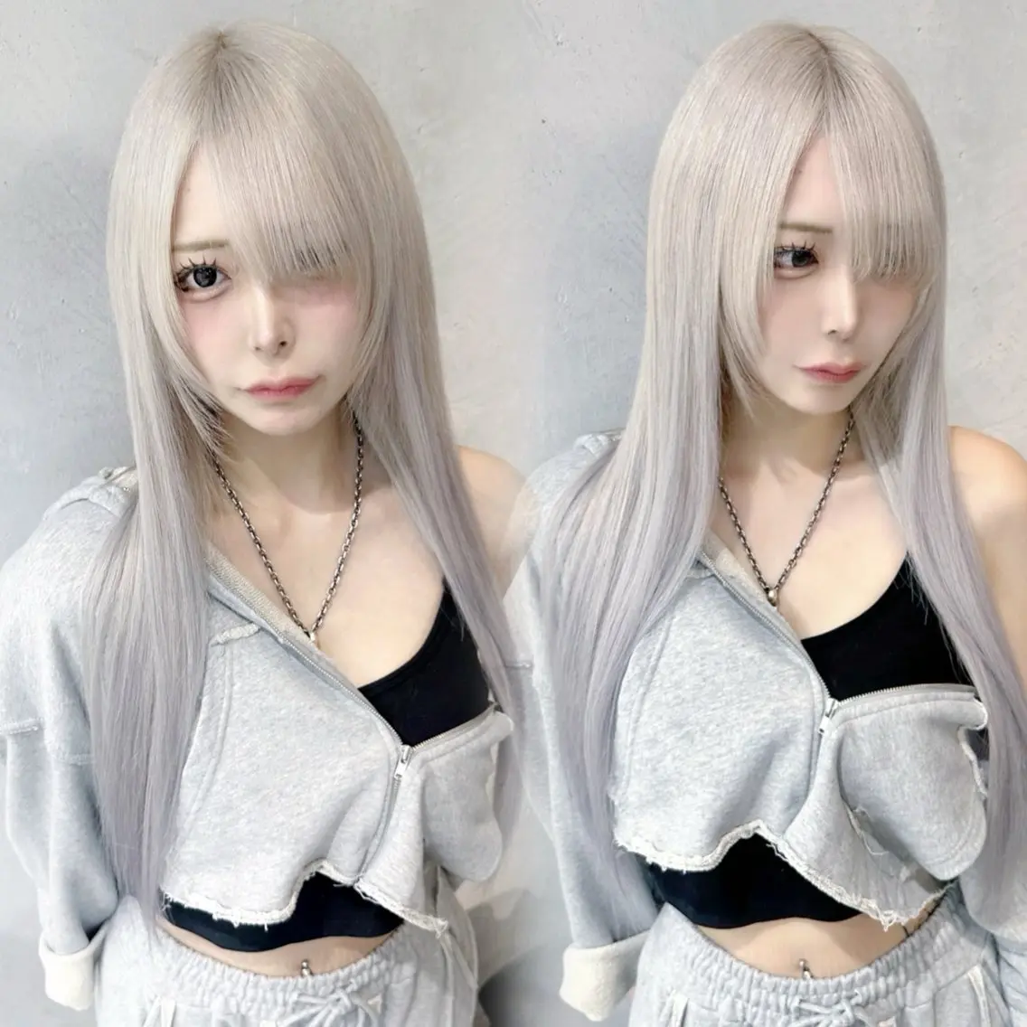 ブリーチ2回+カラー+トリートメントの写真