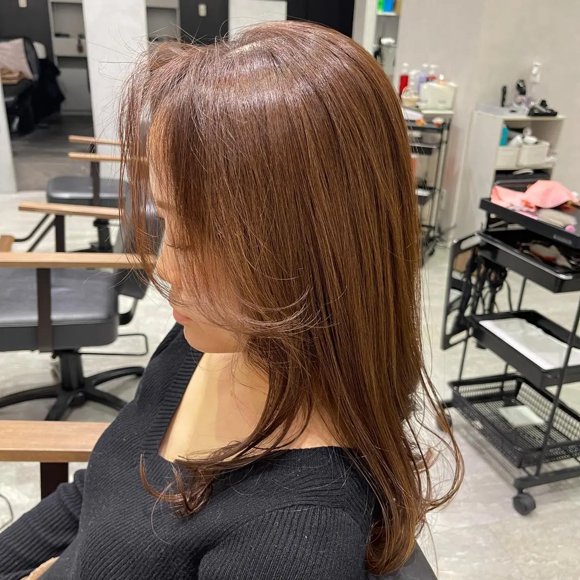 ロング 顔周りカット カット ヘアカラー 髪質改善/レイヤー ✨平沼佑麻✨のヘアスタイル