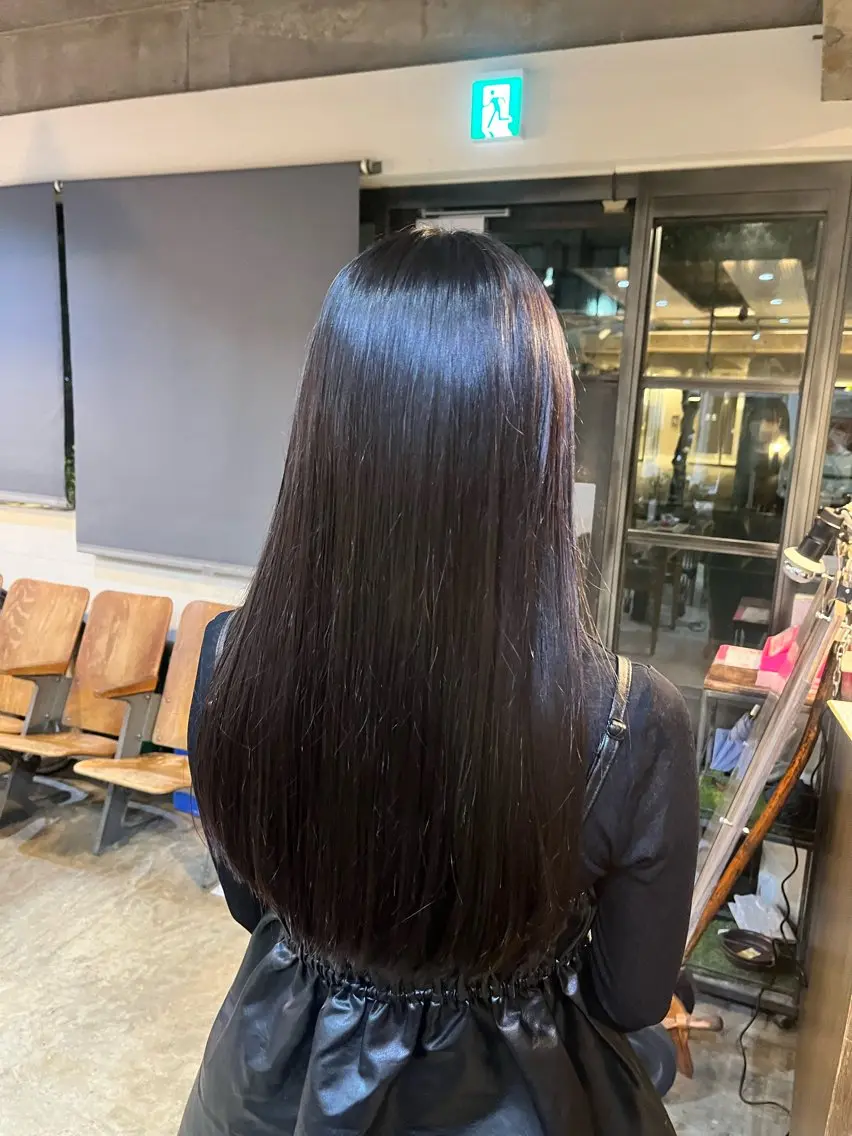【ミニモ学割👩‍🎓】カット＋straight perm🧸の写真