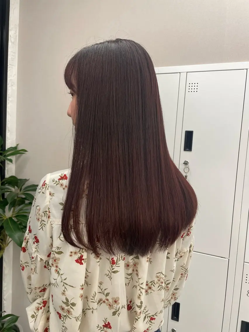 ロング カラー 🩵ツヤツヤ透明感 カラーMIYU🩵のヘアスタイル