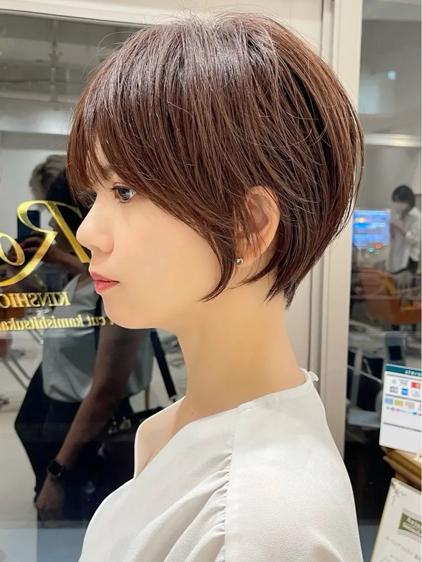 ショート カット トリートメント 艶髪ショートの匠✂️ 錦糸町佐藤店長のヘアスタイル