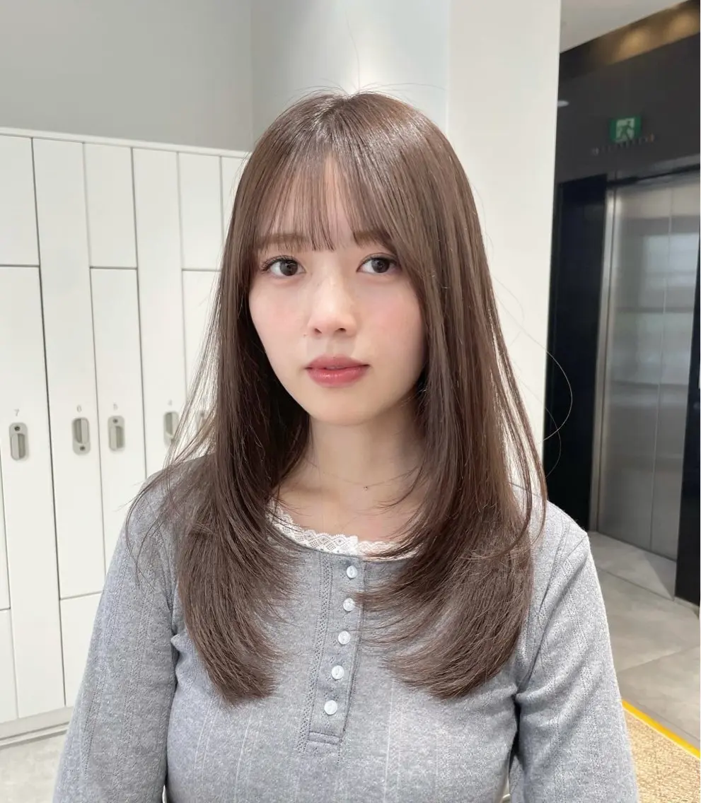 セミロング カラー 透明感カラー レイヤーカット ボブ/ショート /sora🌙✨️のヘアスタイル