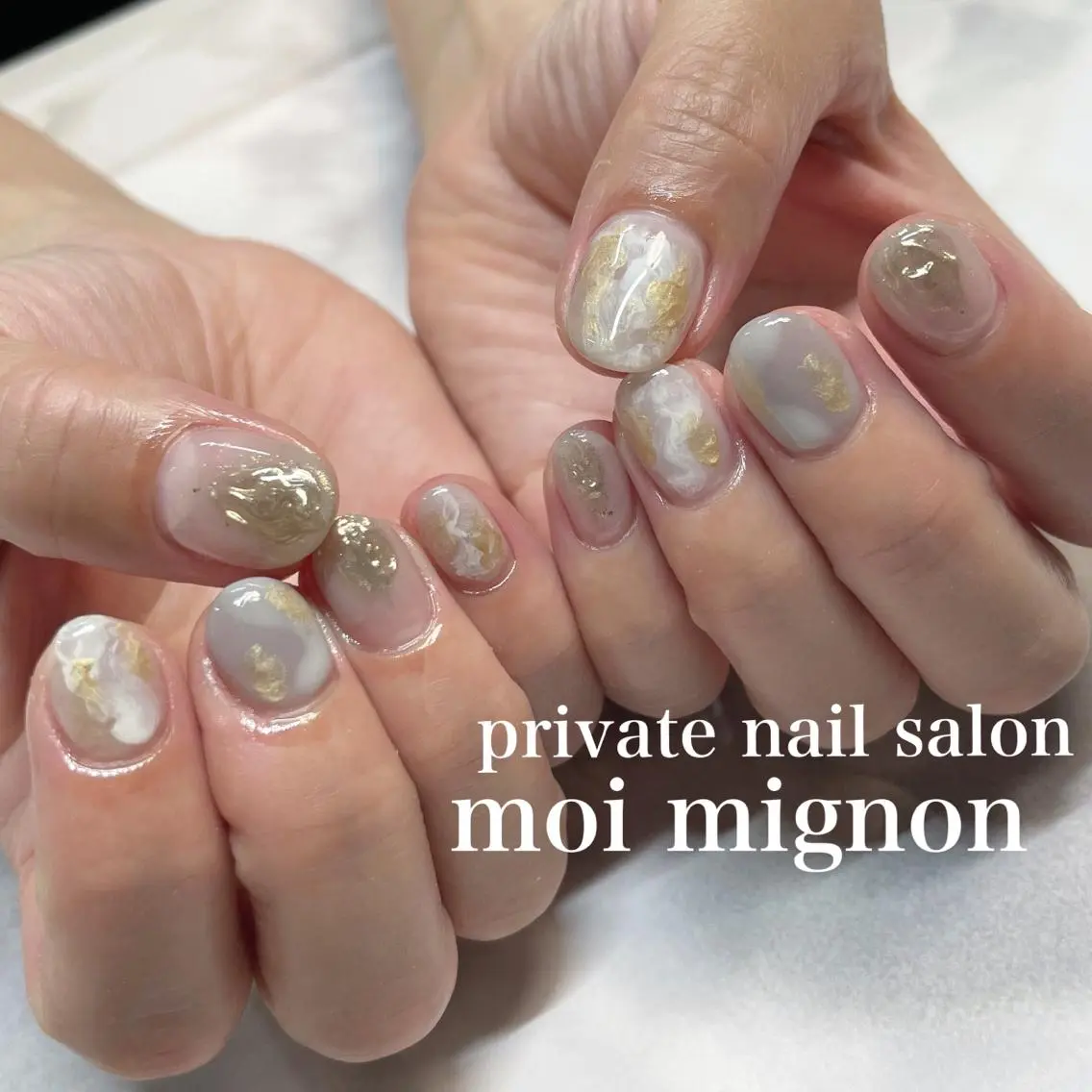 ネイル ニュアンスネイル ハンドネイル nailist Aki♡のネイルデザイン