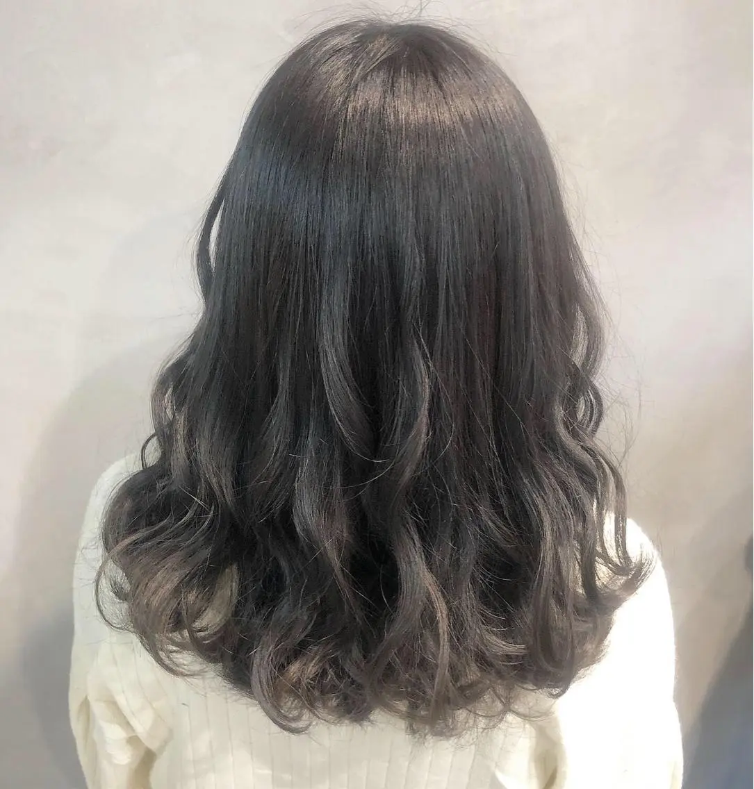 ミディアム カラー ヘアアレンジ TOKI /透明感/原宿のヘアスタイル