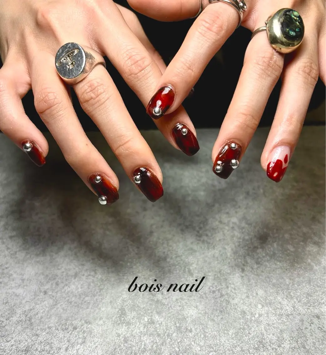 ネイル ハンドネイル bois nail ボワネイル北巽のネイルデザイン