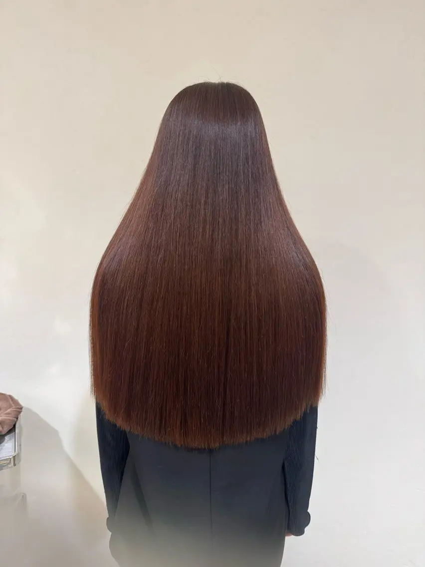 ロング 髪質改善 服部 路代のヘアスタイル