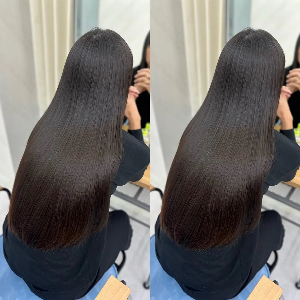 ロング カラー 髪質改善 縮毛矯正 トリートメント 酸性ストレート 酸熱トリートメント ヘアカラー トリートメント 髪質改善🩵縮毛矯正 代々木/木下のヘアスタイル