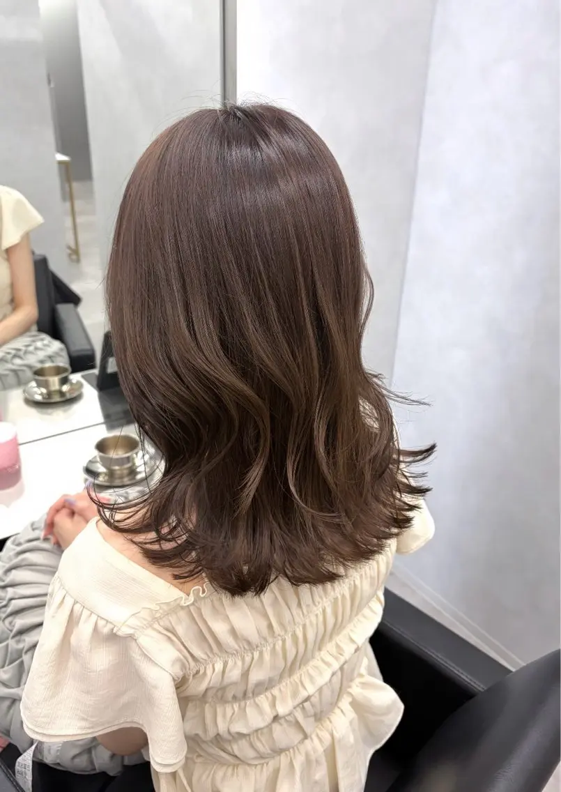 ロング カット ヘアカラー トリートメント 🤍FUWARI🤍 完全個室マンツーマンのヘアスタイル