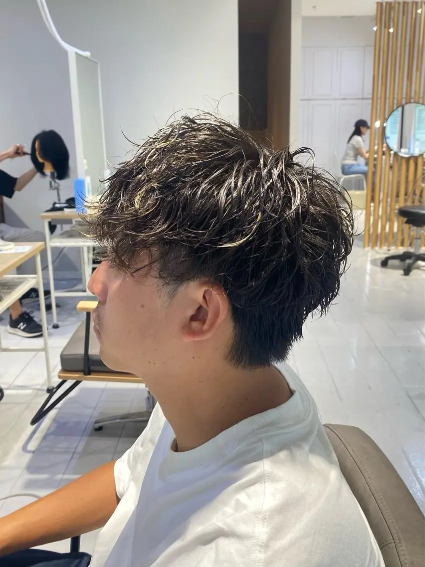 ショート メンズ カット パーマ メンズカット/ニュア ンスパーマkaitoのヘアスタイル