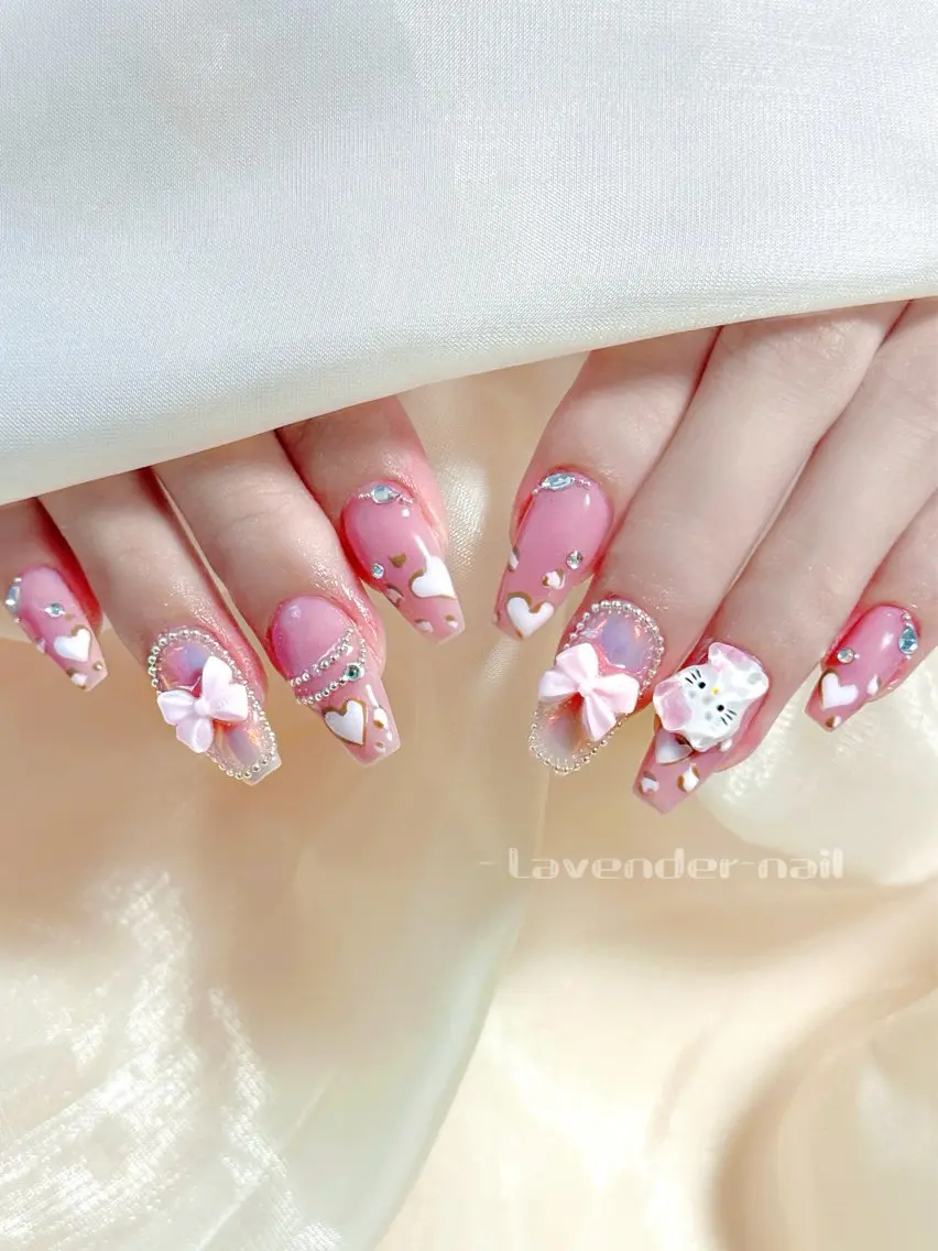 ネイル ハンドネイル Lavender nail·中島公園のネイルデザイン