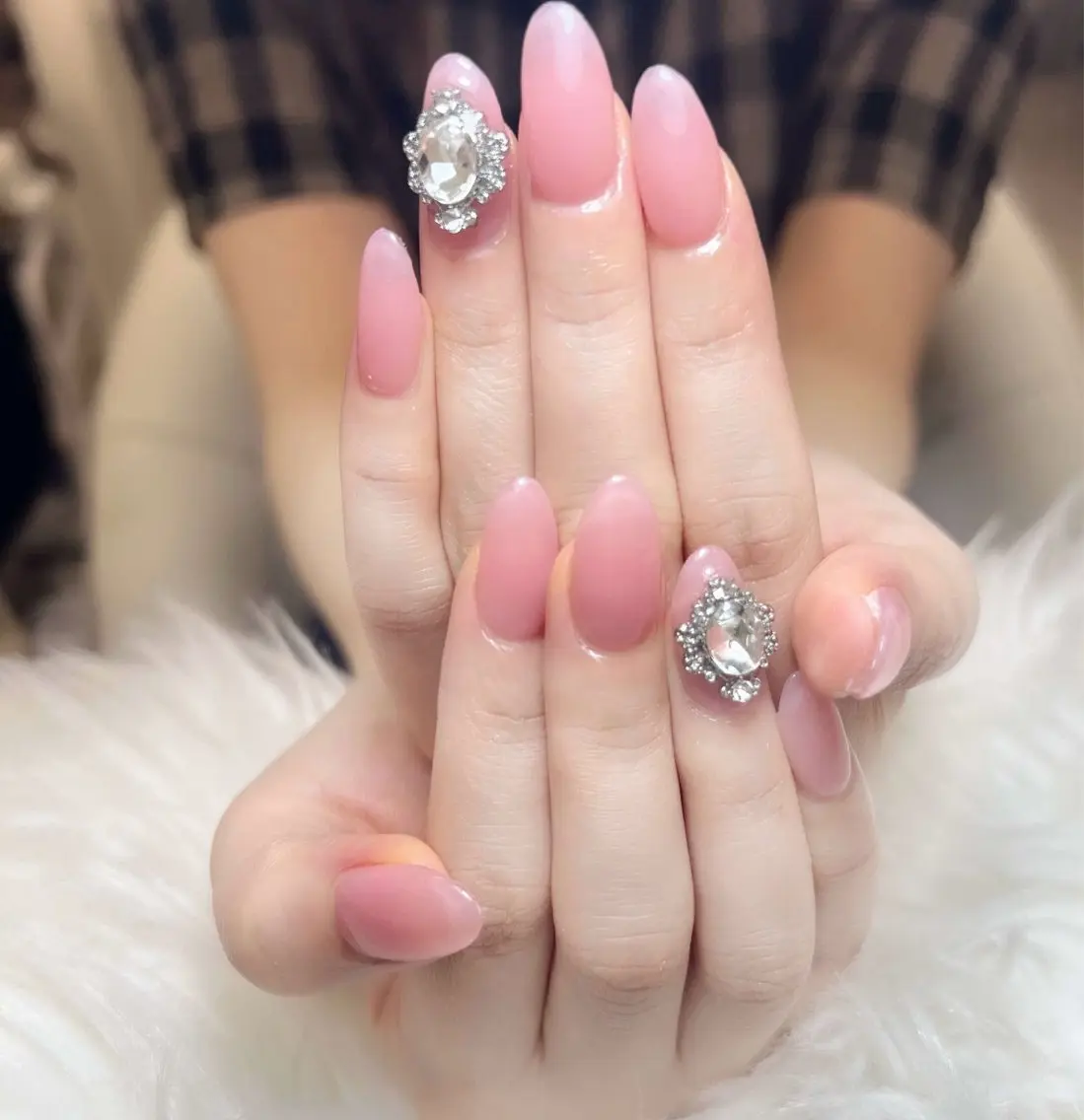 ネイル チークネイル 長さ出し フットネイル マグネットネイル 持ち込み ハンドネイル ANH NAIL ゴテゴテ専門店💎のネイルデザイン