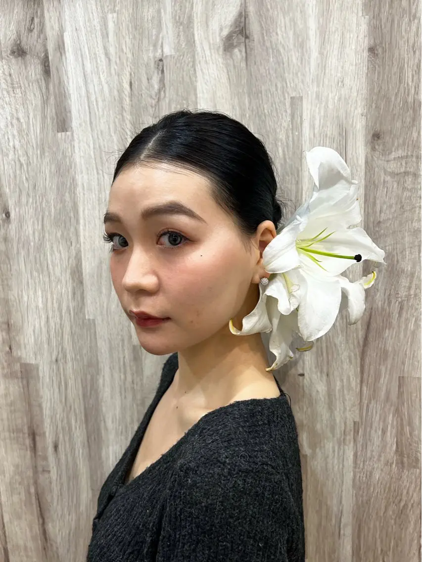 ヘアアレンジ ヘアセット ヘアメイクネイリスト hidemi中目黒のヘアスタイル