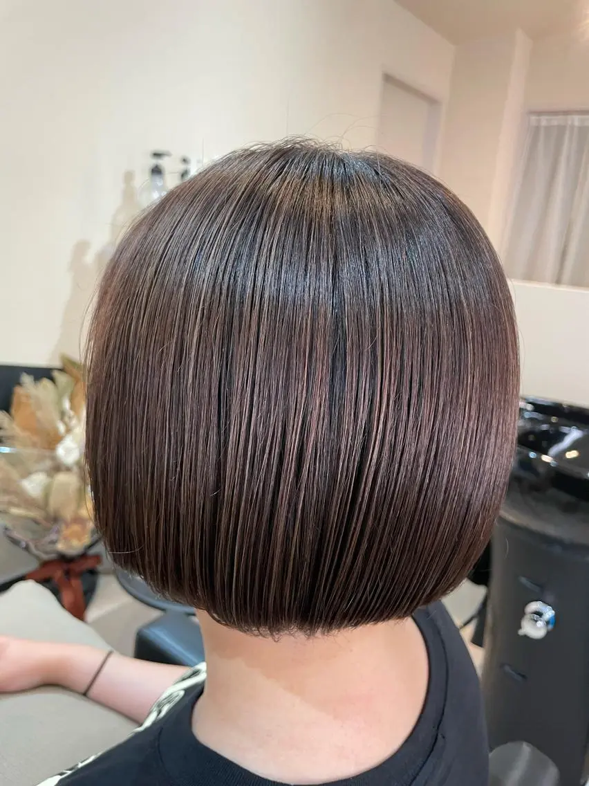 【平日限定】縮毛矯正＋カット+髪質改善ケアの写真