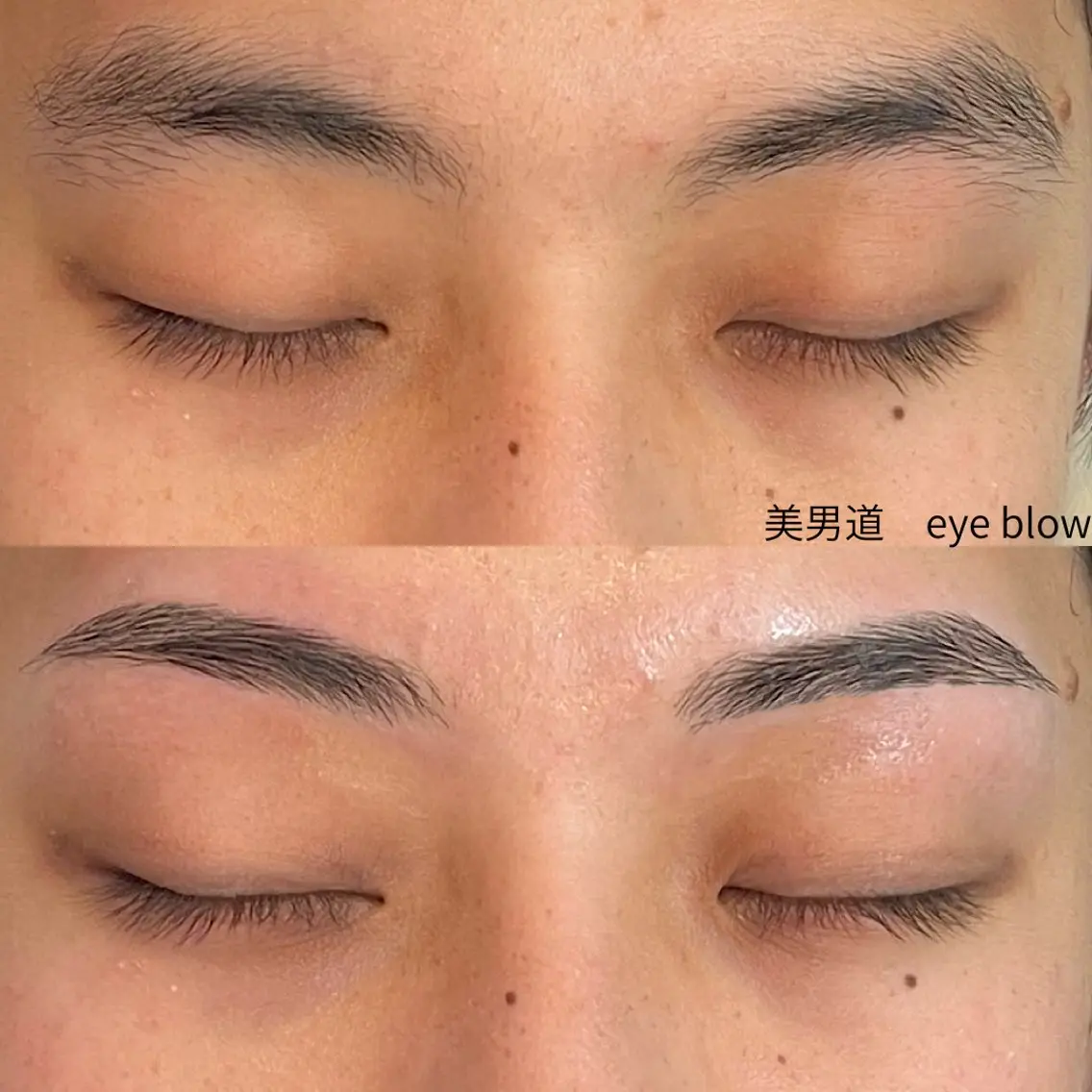 メンズ アイブロウ ワックス脱毛 眉カット BINANDO 桑原の眉毛・アイブロウイメージ