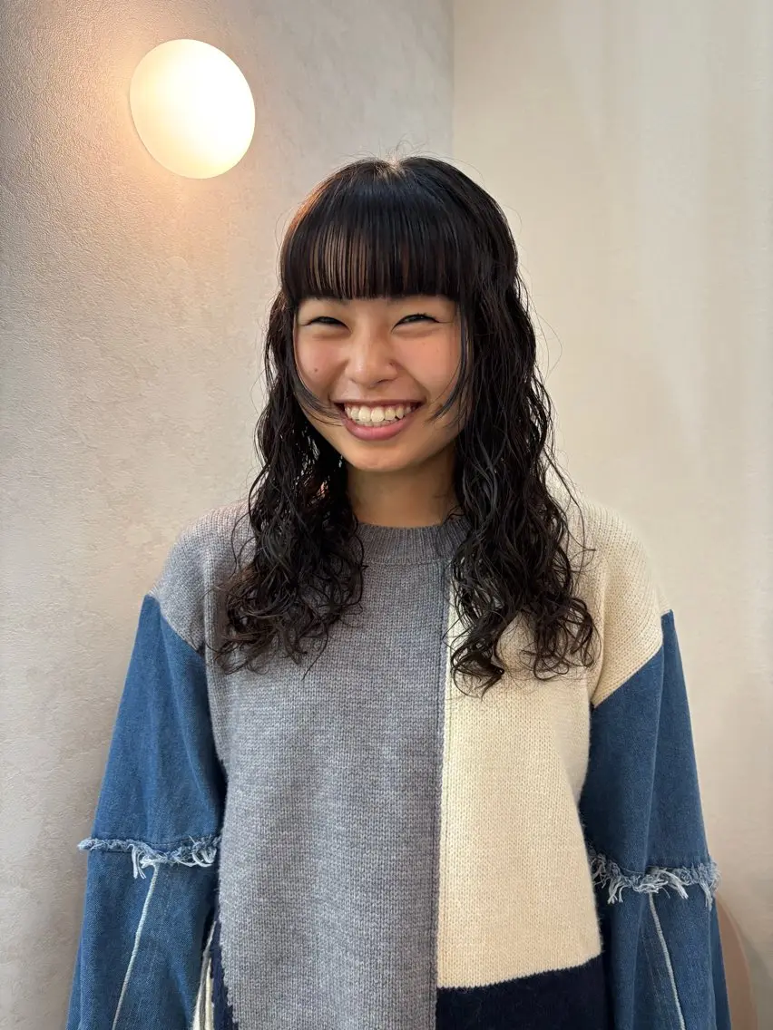 似合わせカット＋パーマ＋前処理トリートメントの写真
