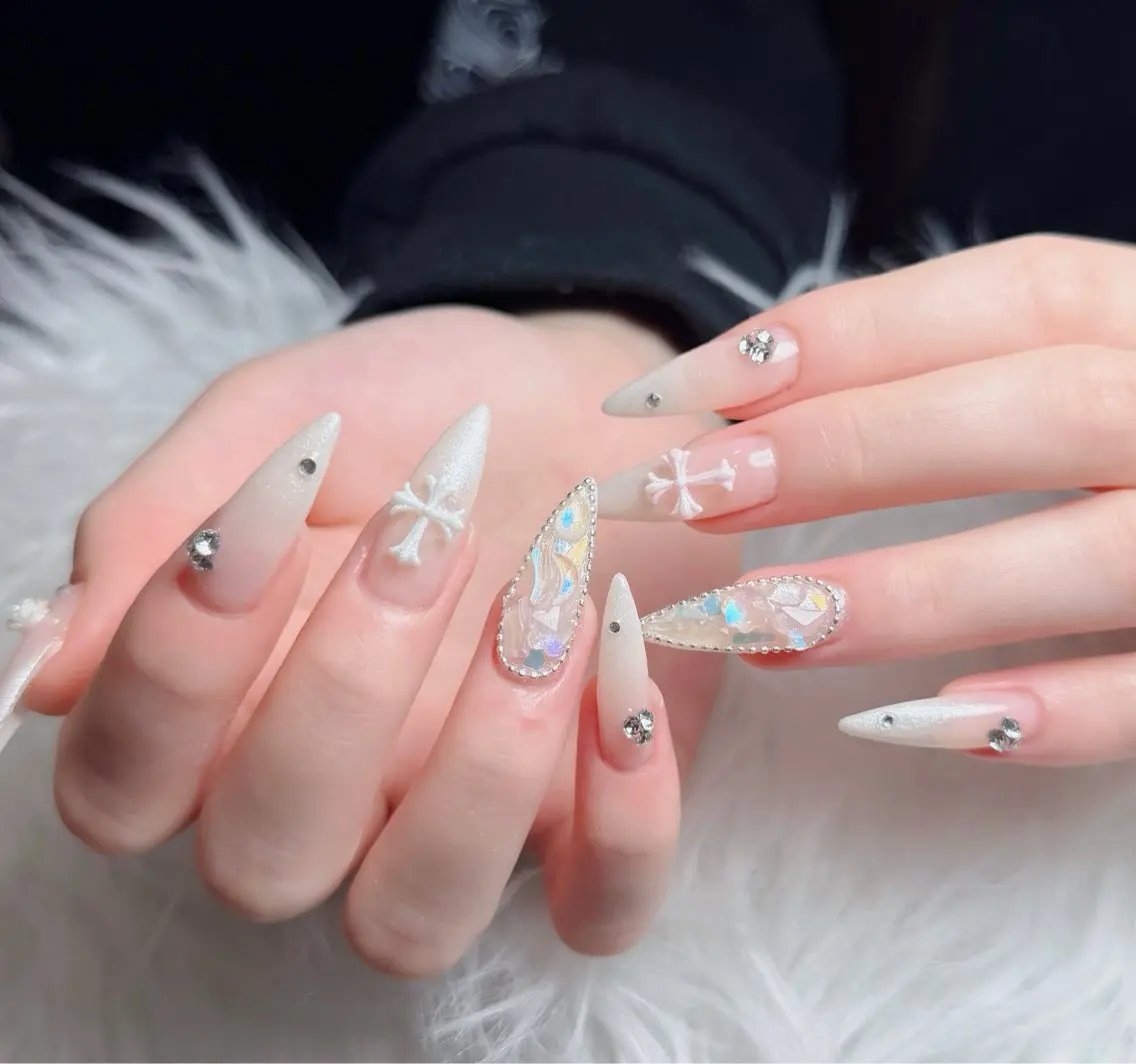 ネイル アートネイル フレンチネイル ジェルネイル 韓国ネイル マグネットネイル ハンドネイル Lenie Nail Okuboのネイルデザイン